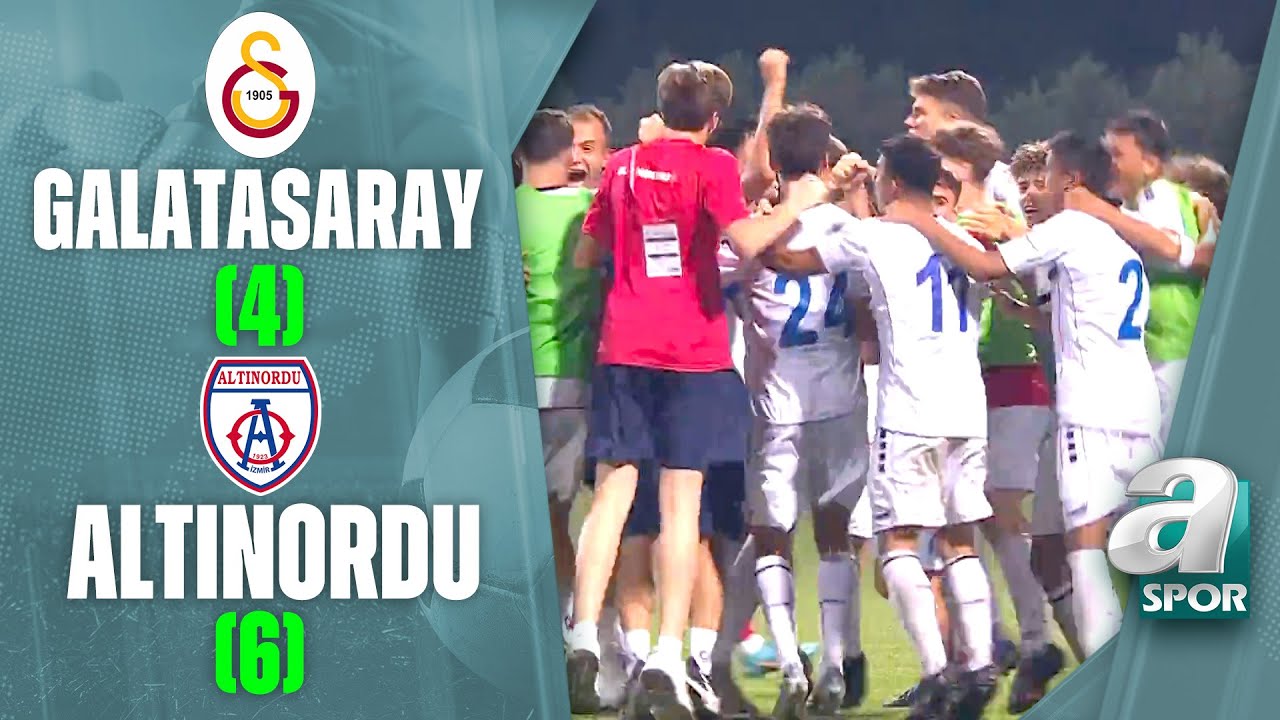 Galatasaray U17 4-6 Altınordu U17 MAÇ ÖZETİ (Elit U17 Gelişim Ligi Yarı Final Maçı) / 05.06.2022