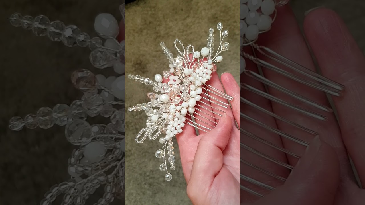 Hair Comb | Bridal Hairstyle | #shorts