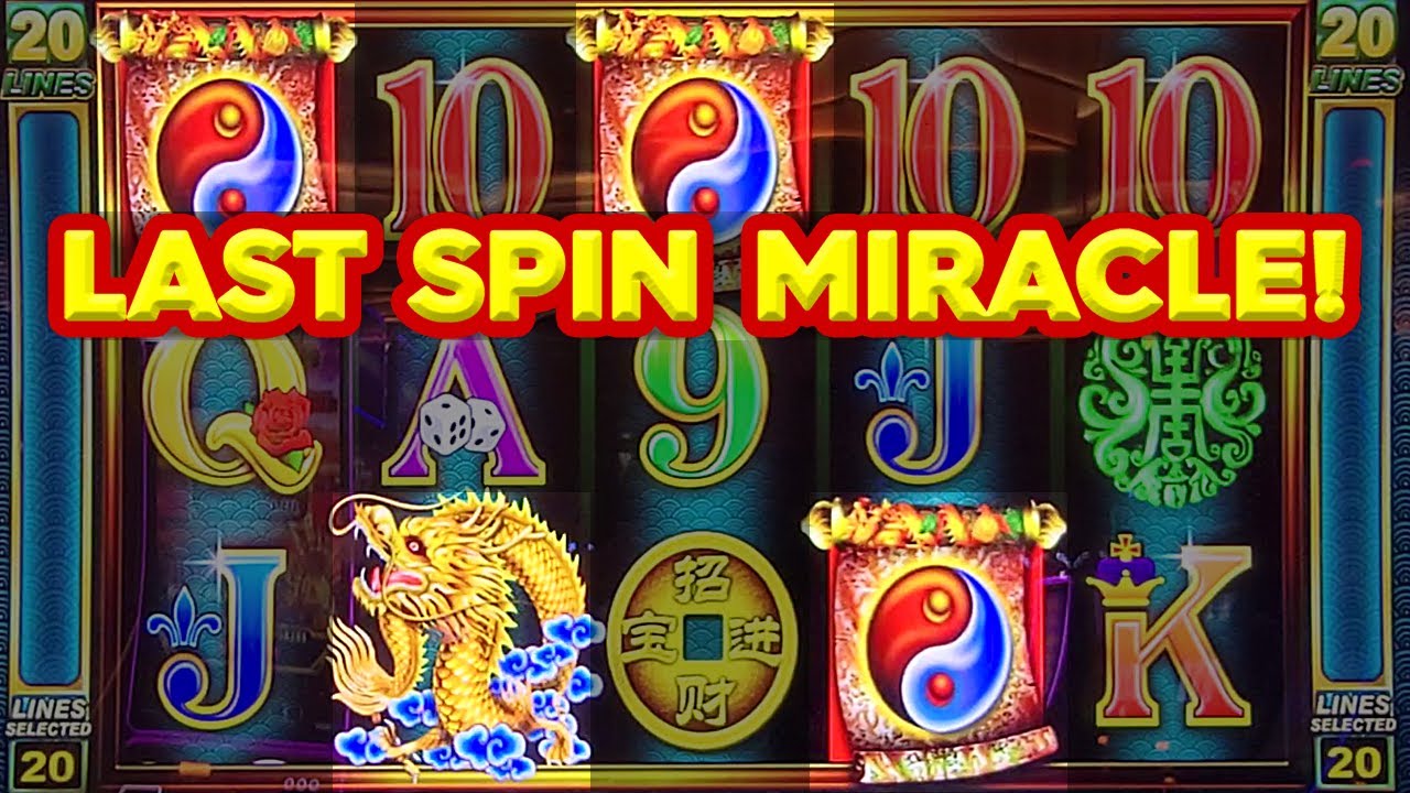 LAST SPIN BONUS for HUGE WIN on Grand Dragon Slot!