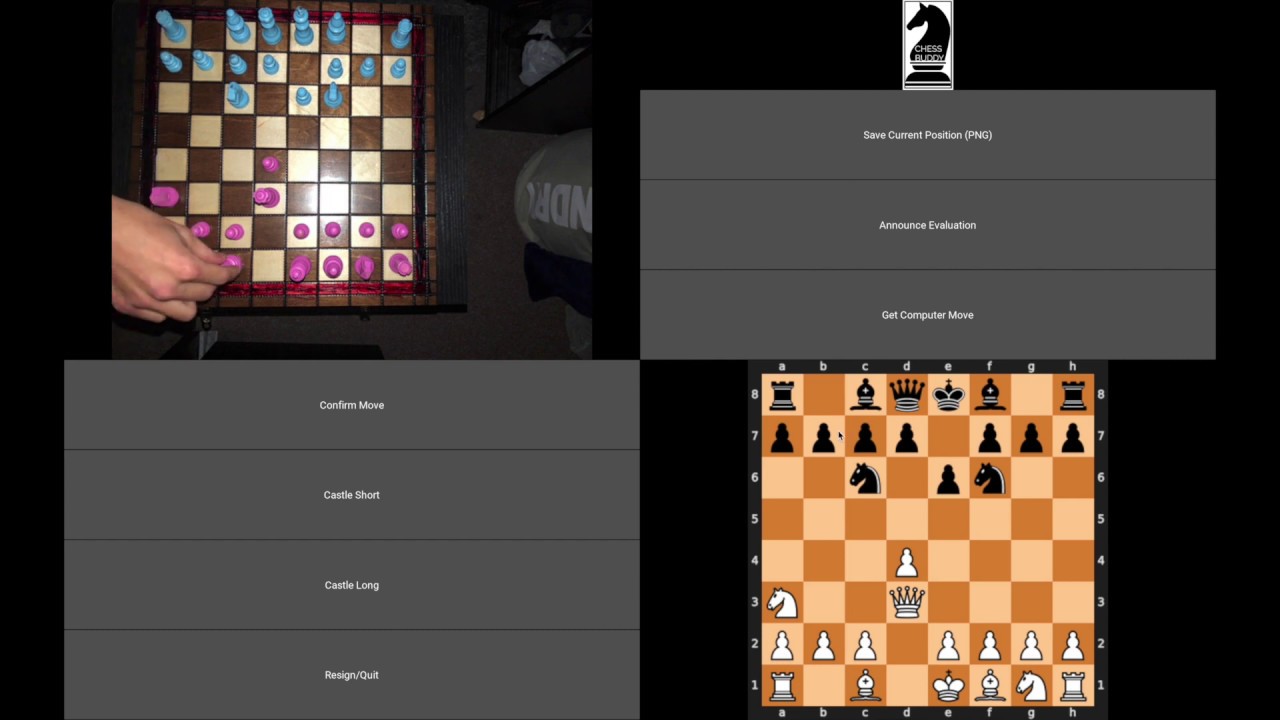 ChessBuddy - A Computer Vision Chess Tool (Python/OpenCv/python-chess/Kivy/Cython)