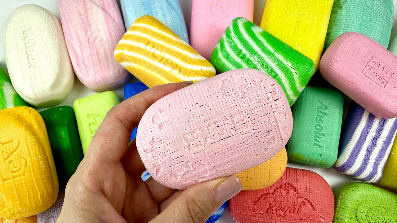 ASMR Cutting Soap Cubes #20 立方体石鹸のカット | ASMR Soap.