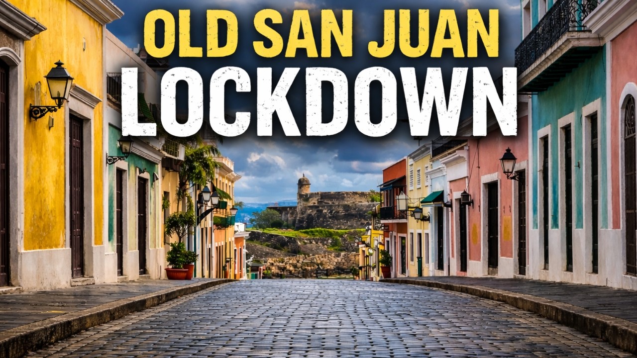 Old San Juan During Lockdown (Completely Empty Streets) | Walking Tour