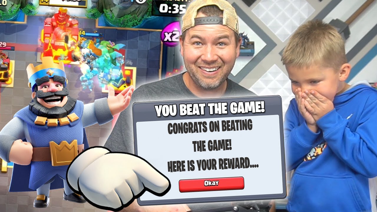 FINALLY BEAT CLASH ROYALE! - What happens?!