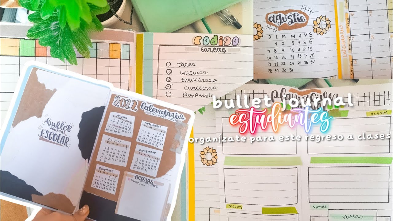 ORGANIZATE para este REGRESO A CLASES / bullet journal para estudiantes