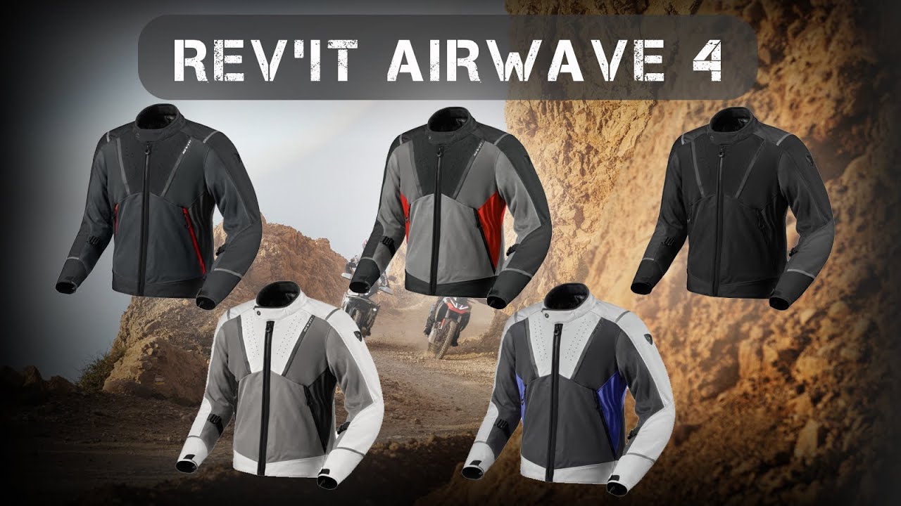 Καλοκαιρινό μπουφάν REV'IT! Airwave 4 - Το τέλειο μπουφάν που θέλεις.