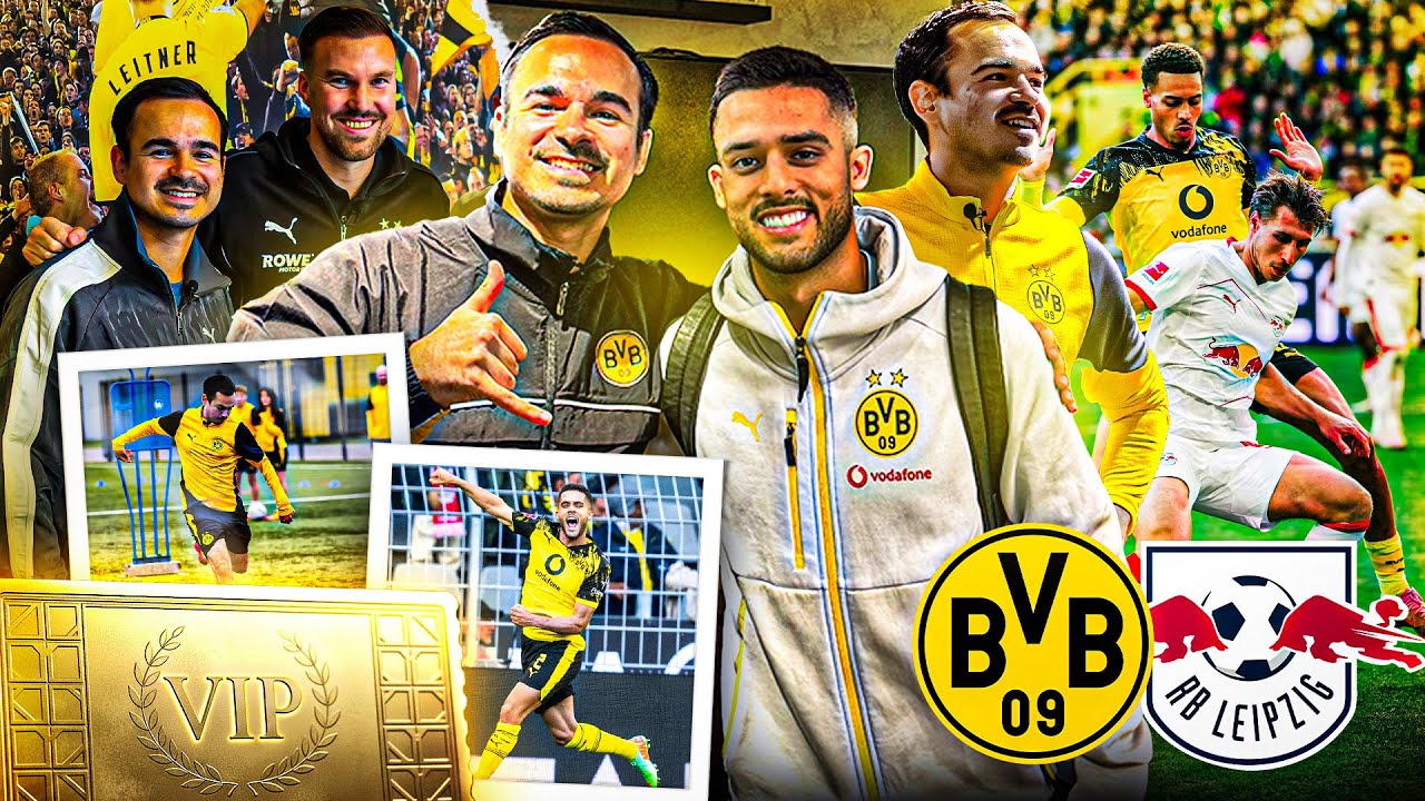 DAS EXKLUSIVSTE BVB VIP ERLEBNIS ALLER ZEITEN! 🖤💛 Mannschaftsbus + Stadionvlog vs Leipzig 🔥