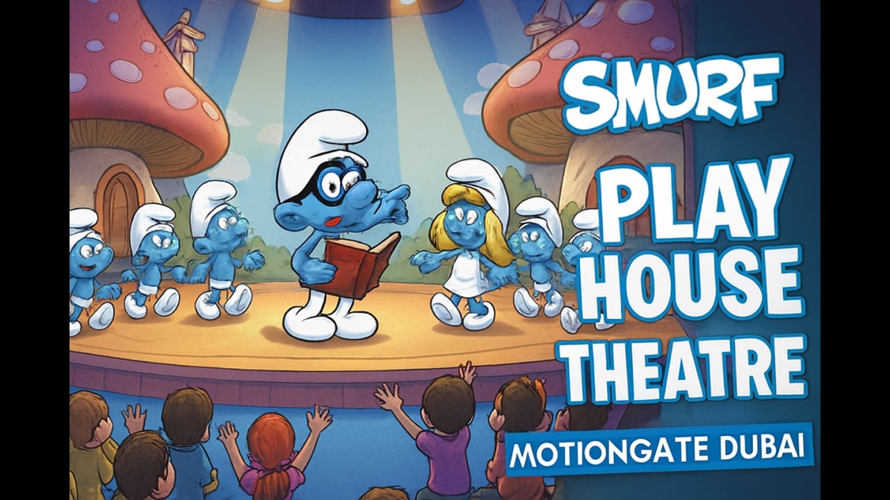 #Smurfs #Motiongate #Dubai - Smurf Village Playhouse 2019