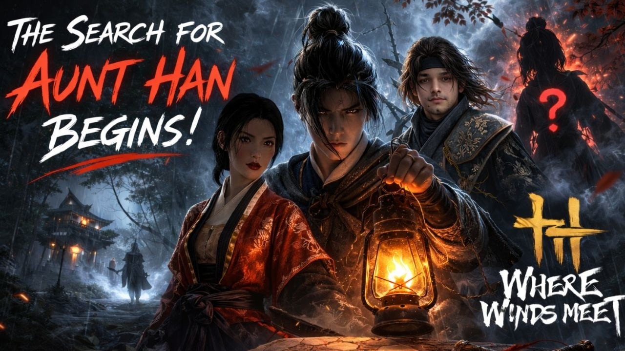 Where Is Aunt Han? The Hunt Begins! | Where Winds Meet Gameplay||ShivaXtreme
