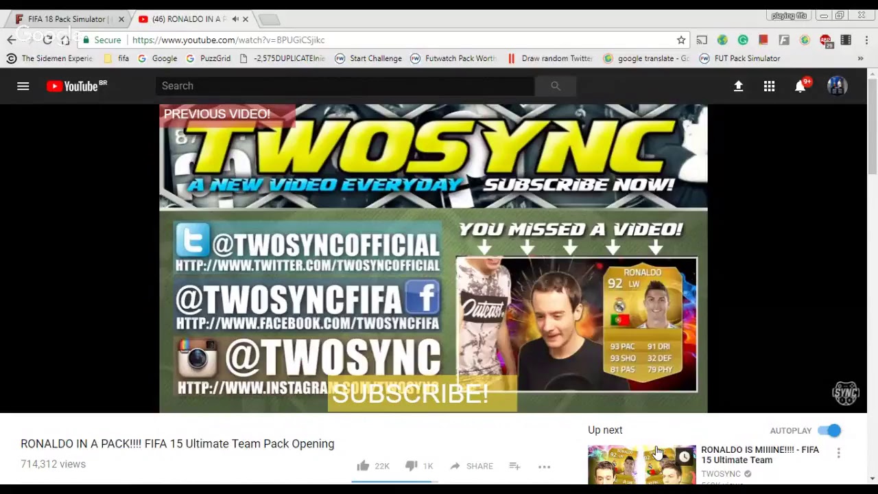 futsync 1 million fifa point pack opening