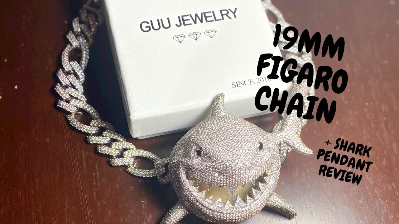 THE GUU SHOP 19 MM FIGARO CHAIN/SHARK PENDANT REVIEW