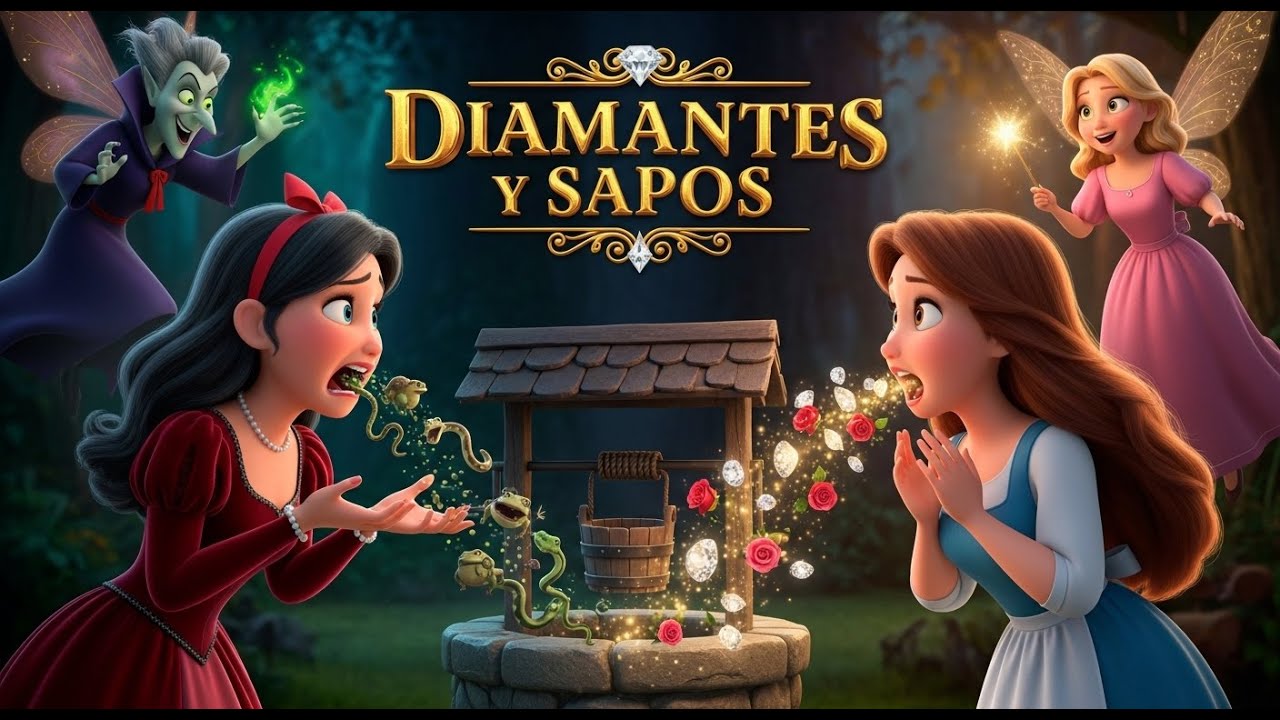 Diamantes y Sapos Cuento de las Hadas | Charles Perrault Libro Azul Historia Clásica