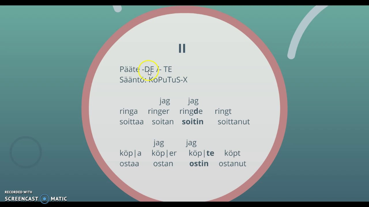 Ruotsin imperfekti