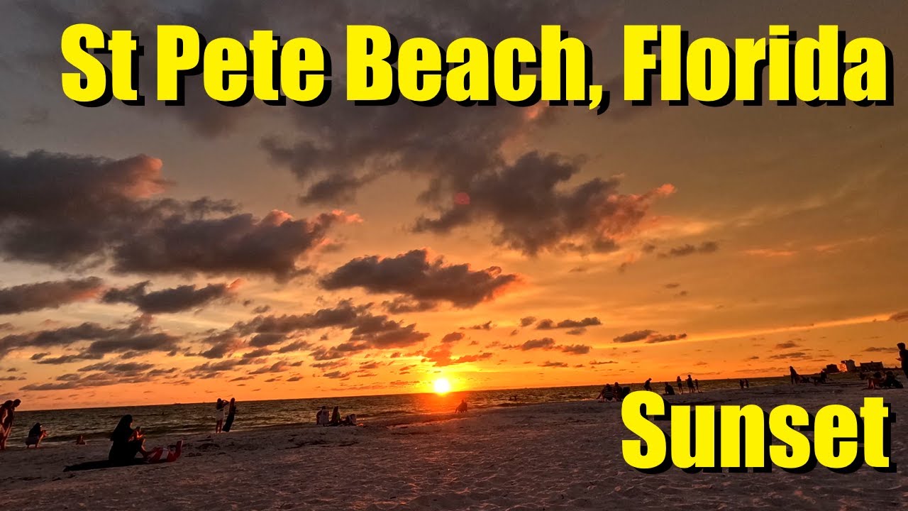 St Pete Beach, Florida Timelapse - Vibrant Sunset