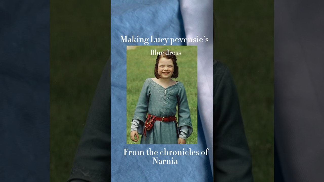 Making Lucy pevensie’s blue dress part 1 