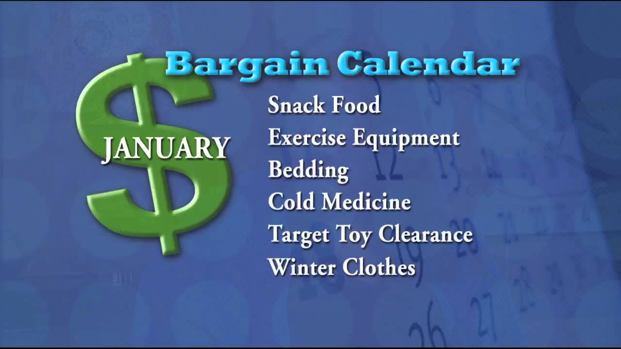 Couponing with Rachel: Bargain Calendar