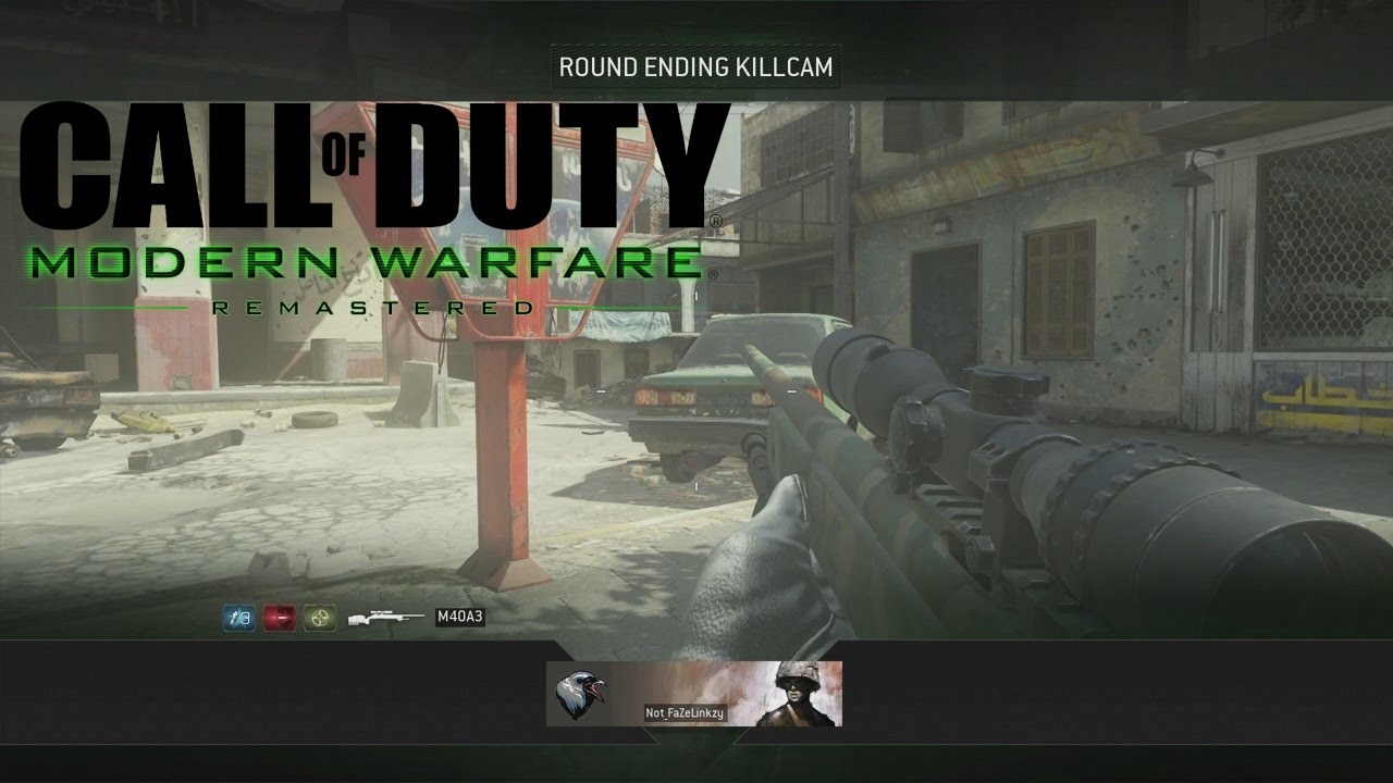 MY FIRST MODERN WARFARE REMASTERED TRICKSHOT!