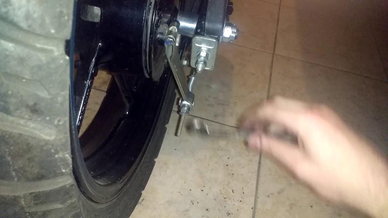 Como TENSAR AJUSTAR REGULAR CADENA YAMAHA FZ-FI 2.0/Fazer/FZ16