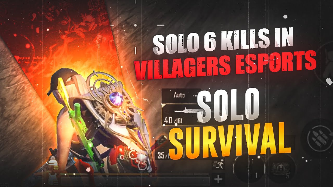 Solo 6 Finishes in Villagers Esports Scrims 🔥 - SOLO SURVIVAL - iPhone 13 - BGMI COMPETETIVE 🇮🇳