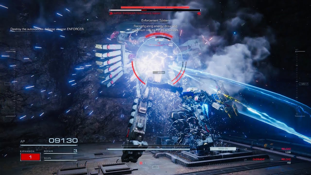[Armored Core 6] AAP03: ENFORCER (No Damage / Melee Build / Barbatos)