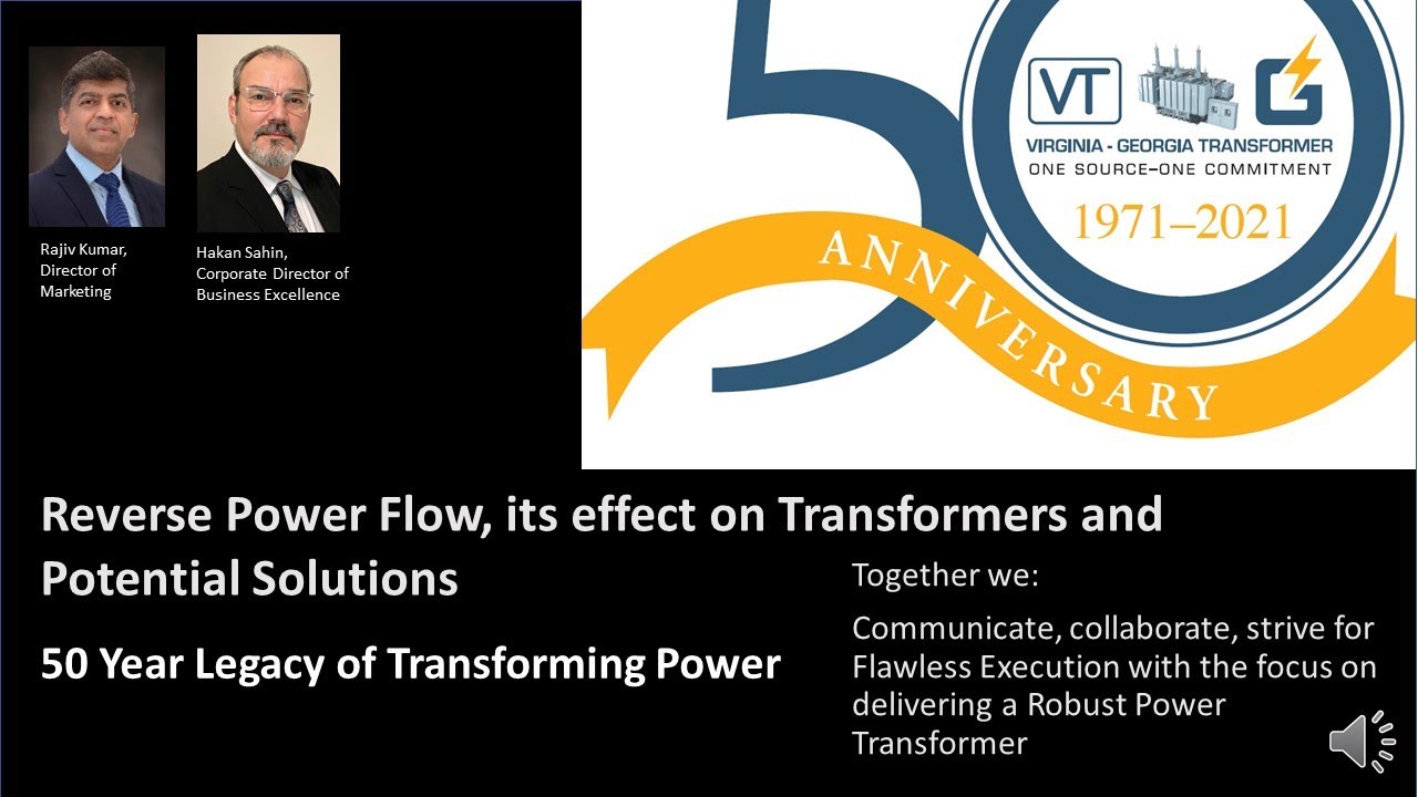 Reverse Power Flow in Transformers 9 28