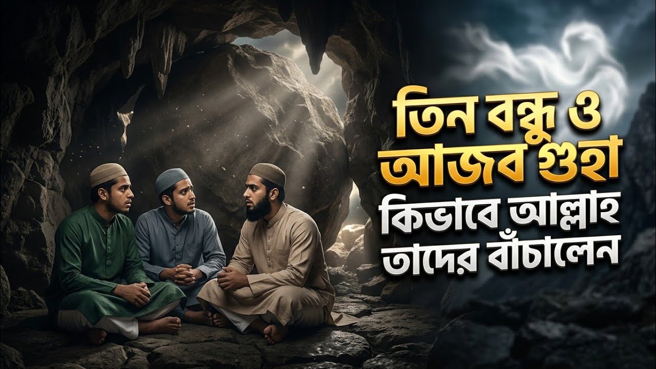 তিন ব্যক্তি ও গুহার ঘটনা | ৩টি গোপন আমল যেভাবে পাহাড় সরিয়ে দিল | সহীহ ইসলামিক গল্প। ঈমানের আলো। 
