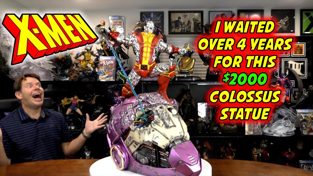 GIANT COLOSSUS VS SENTINEL STATUE.  I waited over 4 years for this X-Men Collectible!