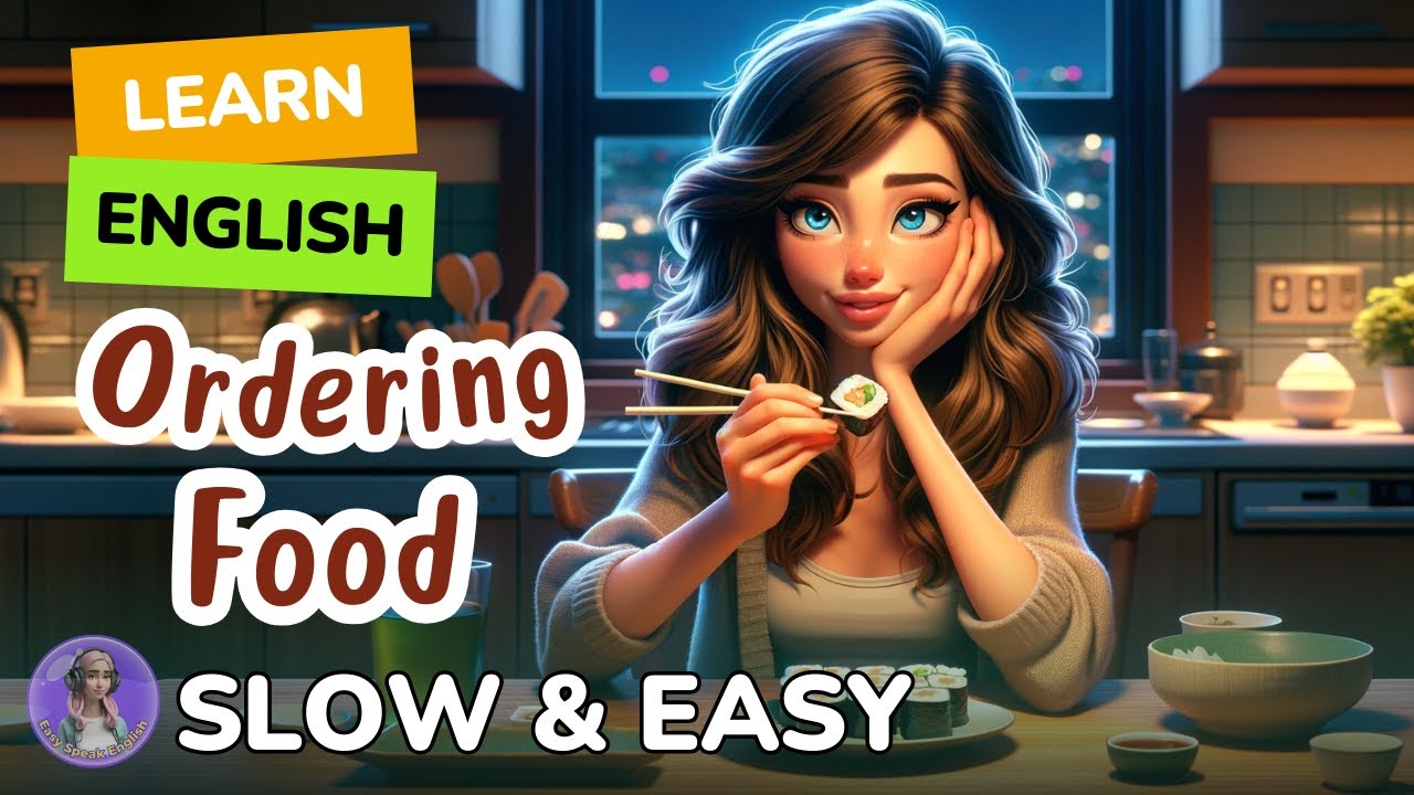 [SLOW] Ordering Food | Improve your English | Listen and speak English Practice Slow & Easy