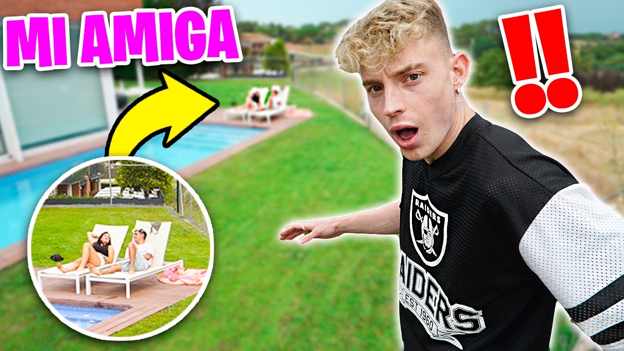 I SNEAK INTO THIS YOUTUBER'S MANSION!! *catches me* Exi