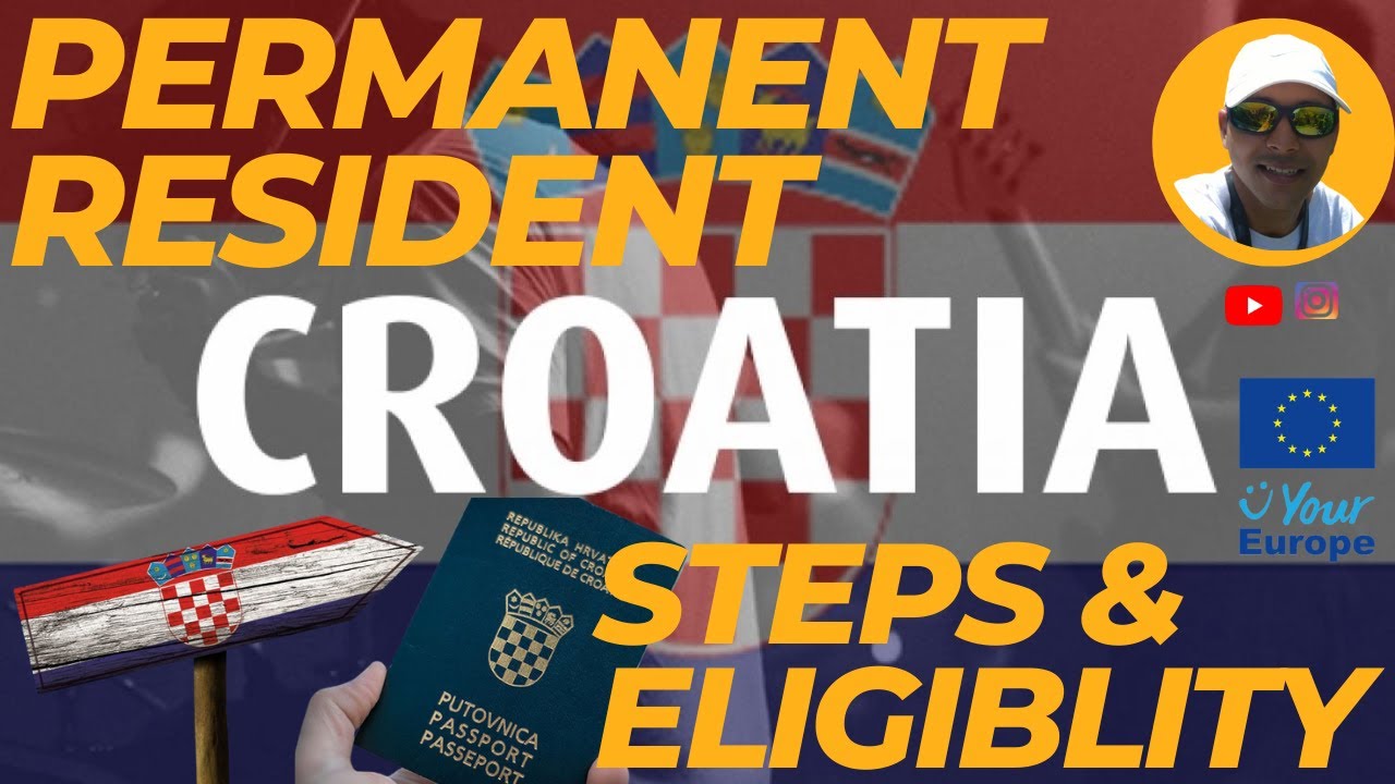 Permanent Resident In Croatia 🙌👨&zwj;👩&zwj;👦&zwj;👦💯// Steps & Eligibility Full Video // New Rules 2023 ✈️🇭🇷1080p