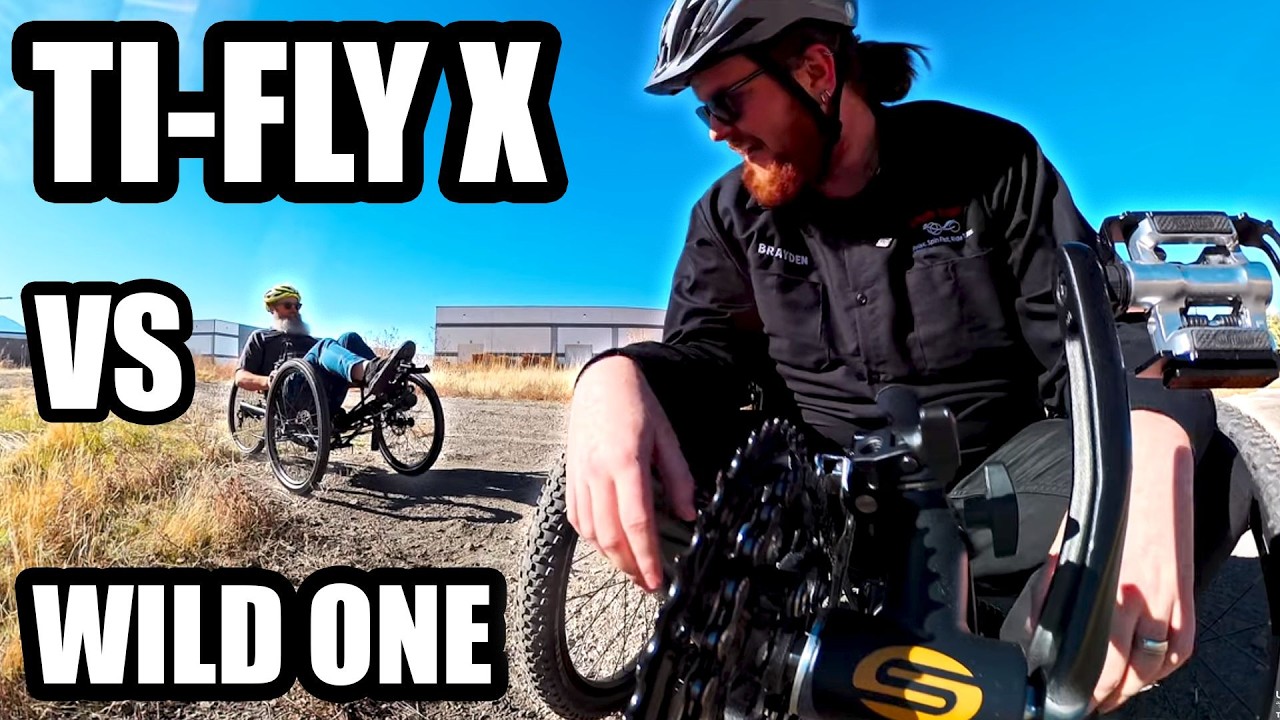 Поединок внедорожных трайков с подвеской! AZUB Ti-FLY X против SteinTrike Wild One