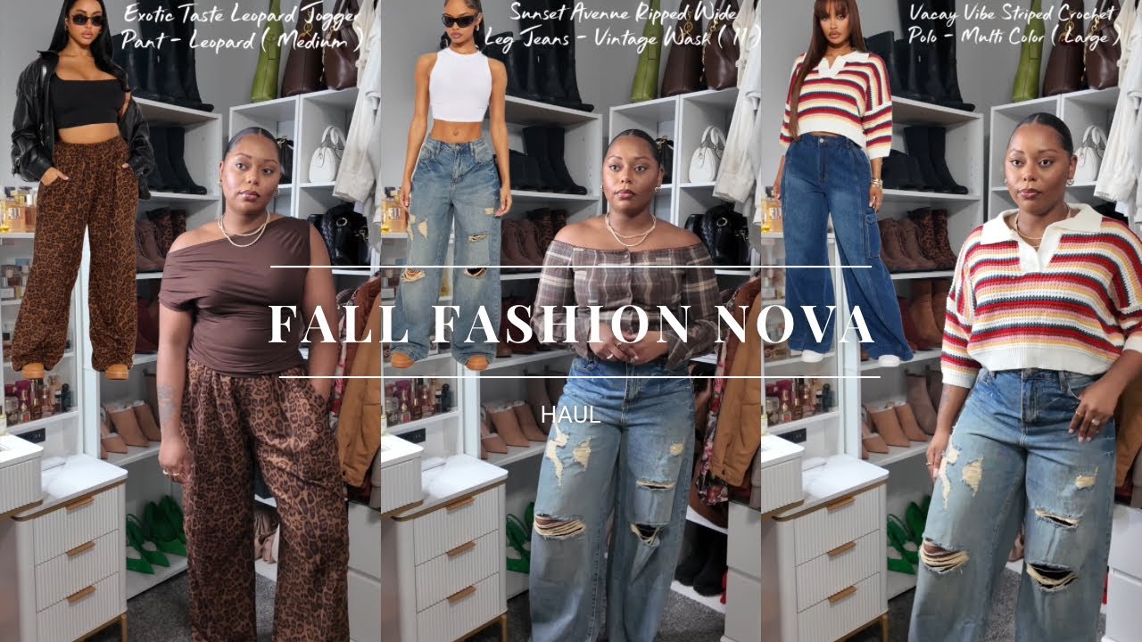 Fashion Nova Fall Try On Haul