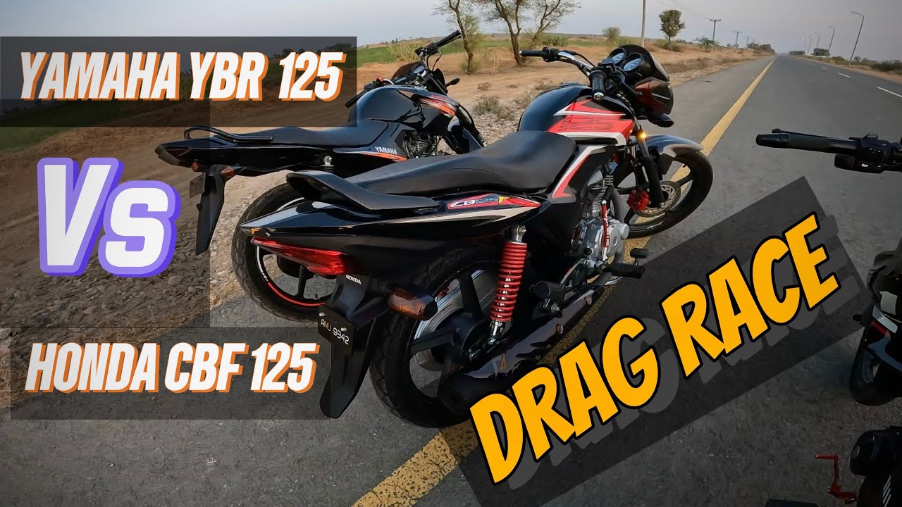 Yamaha ybr 125 vs honda cb 125 race