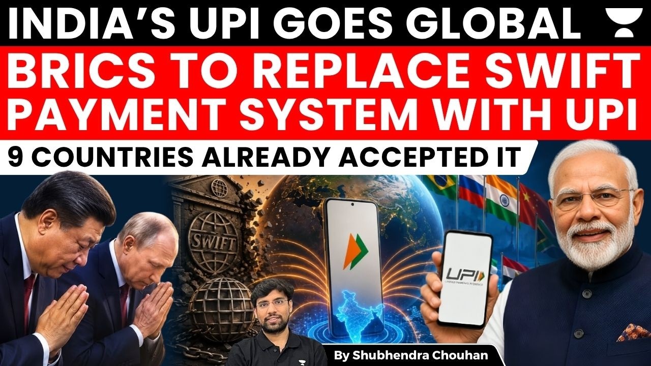 India&rsquo;s UPI Goes Global: BRICS Eyes SWIFT Alternative as 9 Countries Adopt UPI Payments