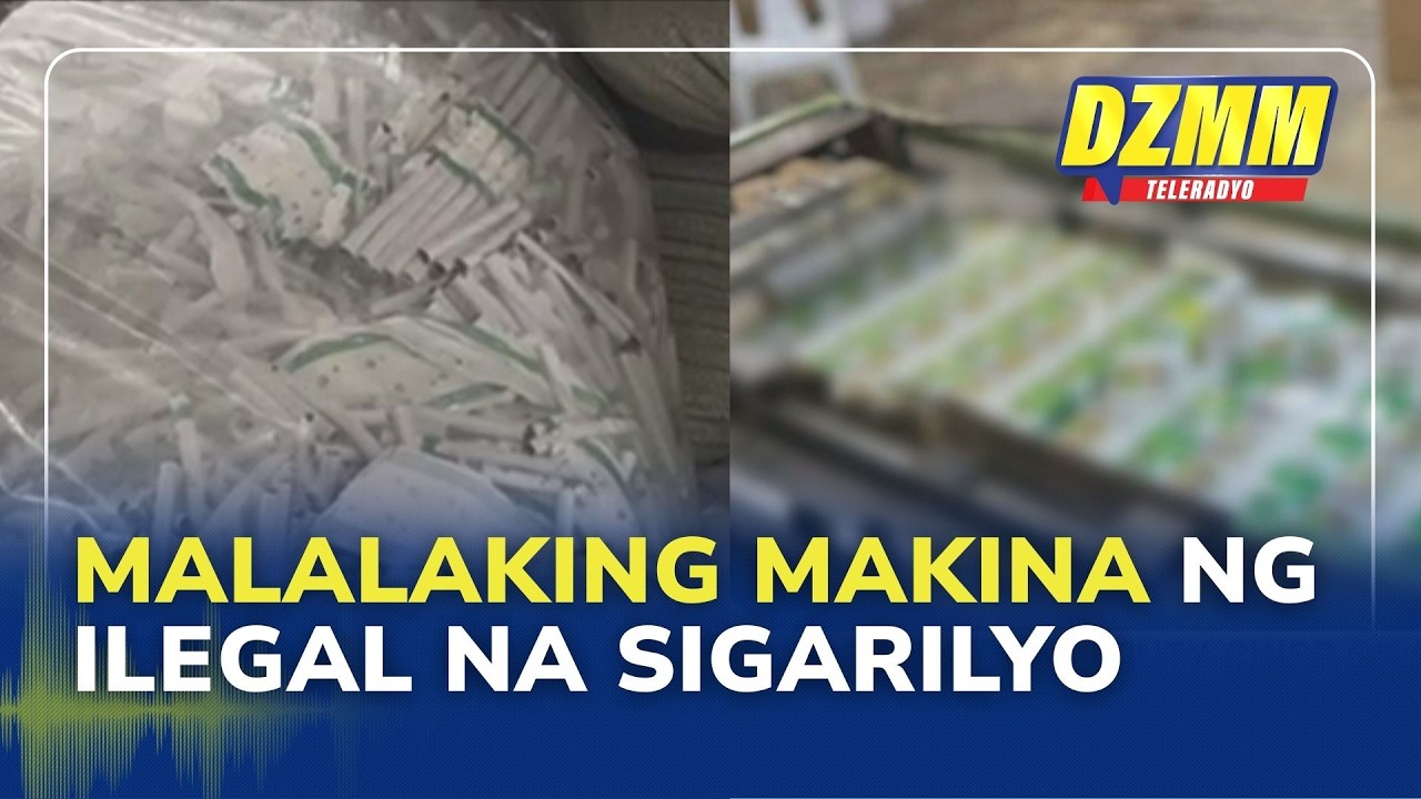 Customs flags large-scale illegal cigarette production operating inside PH | (05 February 2026)