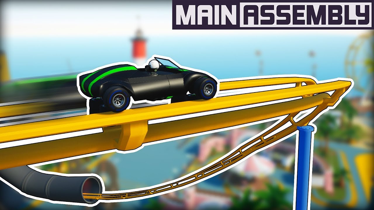 I Built a Custom Roller Coaster Car for the New DummyLand! (Main Assembly Gameplay)