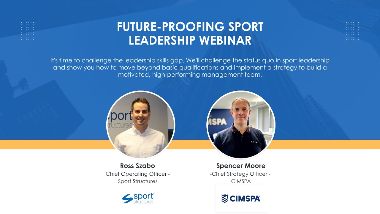 Future Proofing Sport Leadership Webinar
