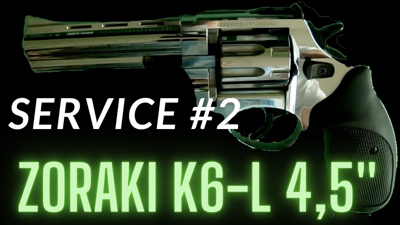 Как собрать детали револьвера после чистки | сервис | Zoraki K-6L 4,5