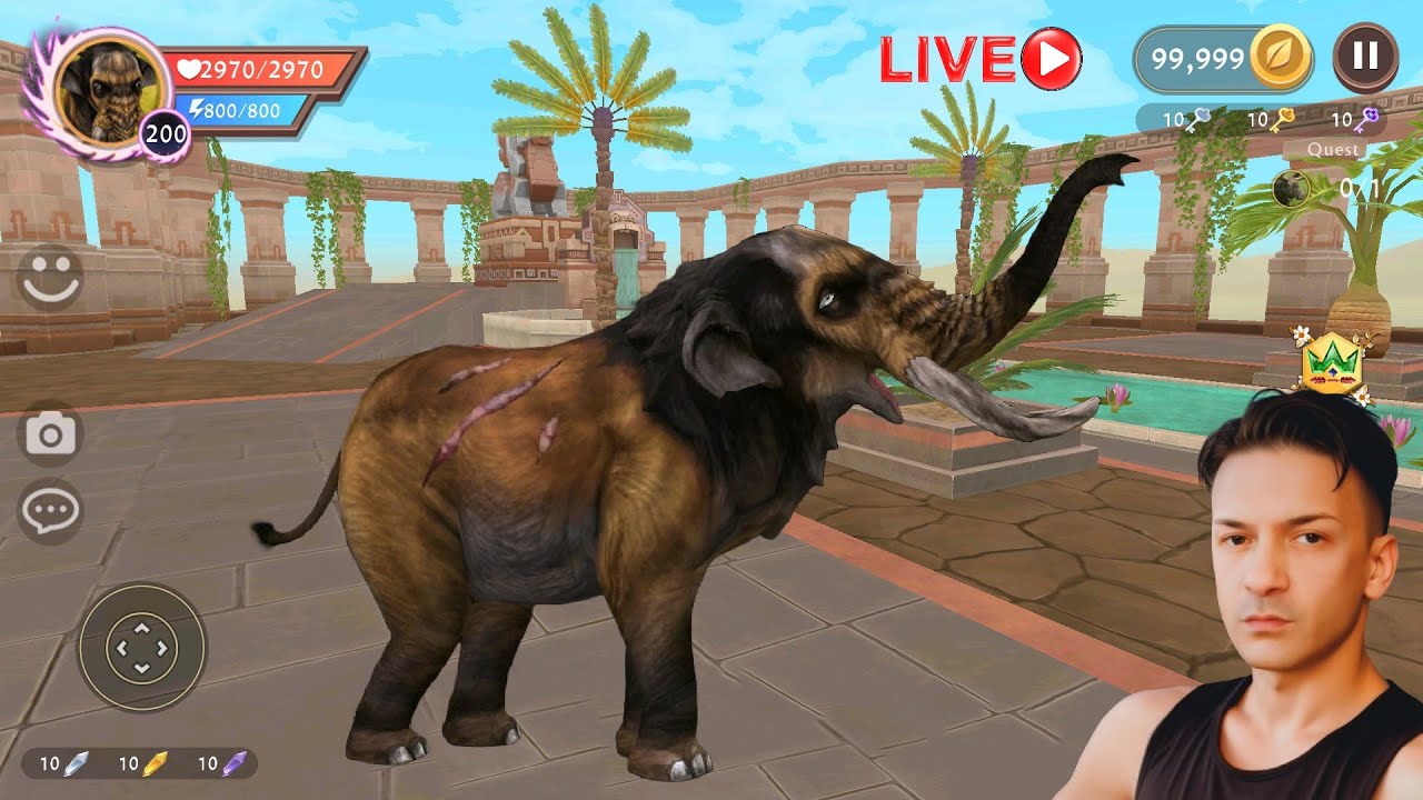 🔴 LIVE | WildCraft LVL 200 🐘 ELEPHANT And More The Wolf |