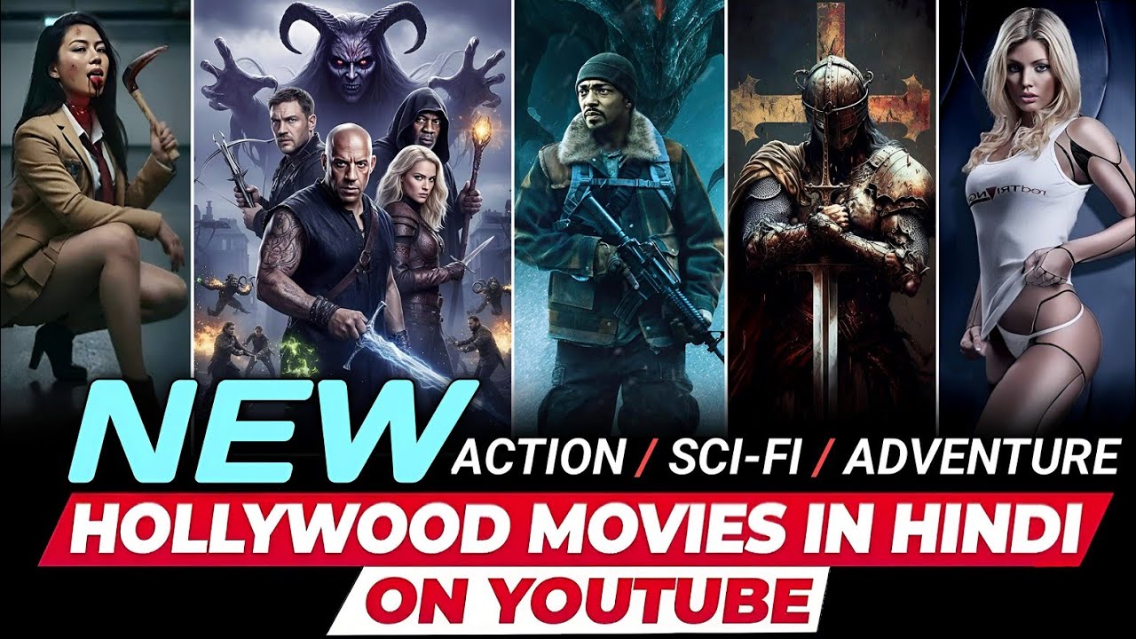 Top 7 New Hollywood movies in Hindi on YouTube | 2025 Best Hollywood Action-Adventure Movies