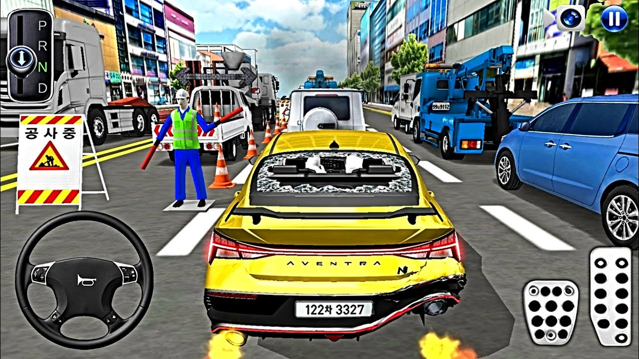 New Crashed car City Road Driving - 3D Driving Class 2026 - 3D Driving Class - CarGame