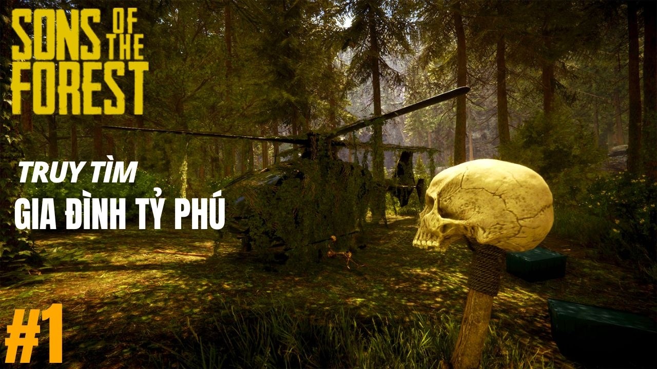 SONS OF THE FOREST - P1 - Cùng Anh Em Đổ Bộ Lên Hòn Đảo Chết Tìm Gia Đình Tỷ Phú Puffton