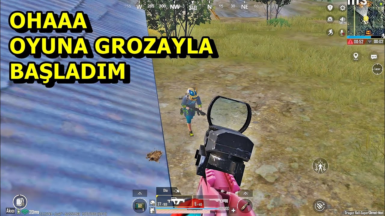 OYUNA GROZAYLA BAŞLARSAM NE OLUR ? SOLO VS SQUAD PUBG MOBİLE