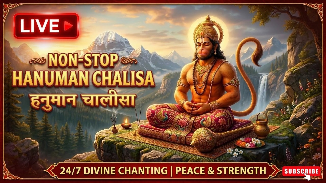 LIVE: शनिवार स्पेशल हनुमान चालीसा | Non-Stop Hanuman Chalisa Chanting