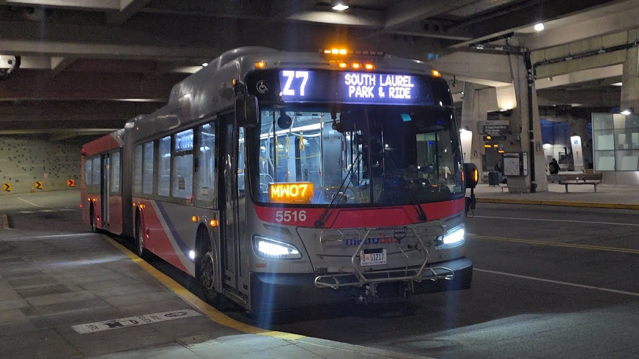 WMATA Metrobus 2021 New Flyer XD60 Xcelsior #5516 Route Z7