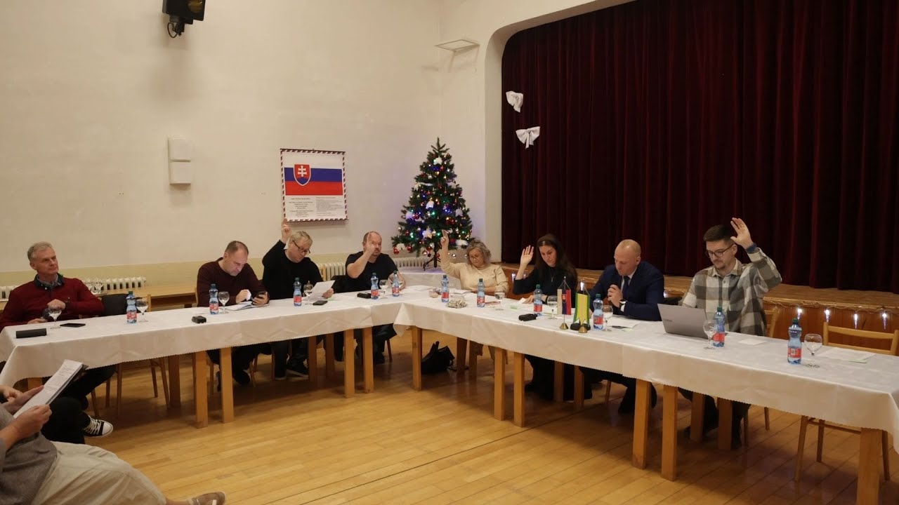 Zastupiteľstvo obce Bystričany 12. december 2025 | #bystricany