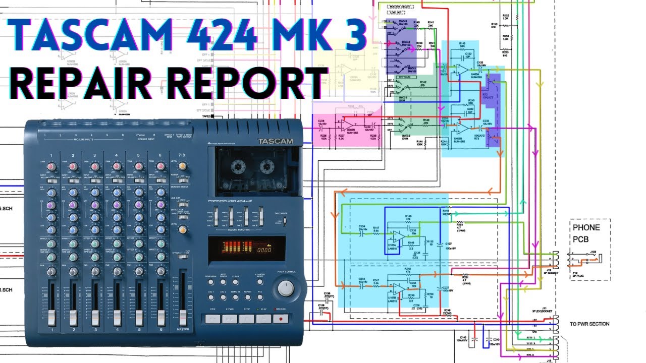424 Mk III repair diary | Colour- coding Schematics | Monitor buss