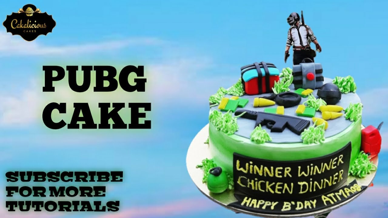 Pubg Cake| how to make pubg cake| Fondant pubg cake tutorial |pubg cake tutorial|easy cake tutorial