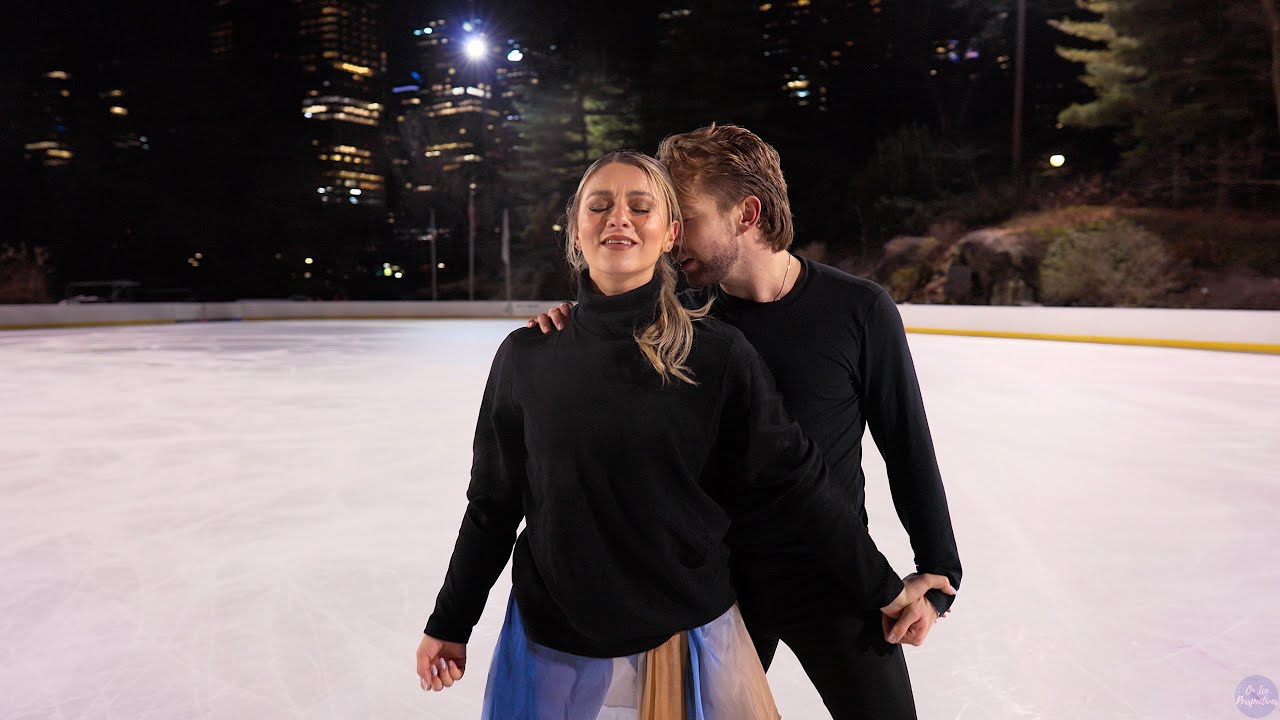 &ldquo;I Found You&rdquo;, Olympians Kaitlin Hawayek & Jean-Luc Baker ice dance in Central Park.
