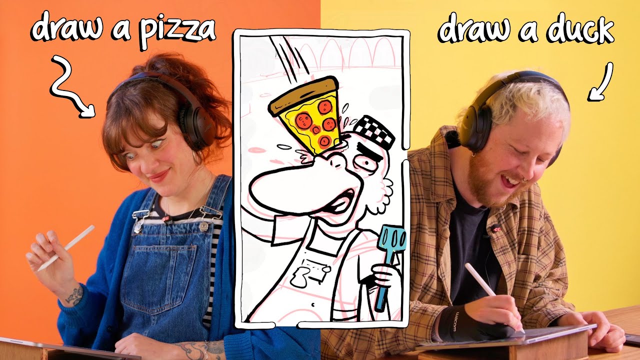 A Drawing Game about Violent Italian Chefs