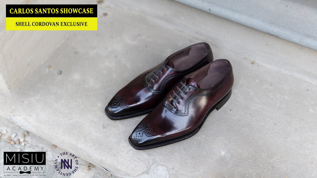 SHELL CORDOVAN Oxfords?! Exclusive Shell Cordovan Adelaides By Carlos Santos For The Noble Shoe [4K]
